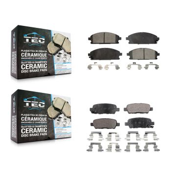 Front Rear Ceramic Brake Pads Kit For Nissan X-Trail Quest KTC-100435