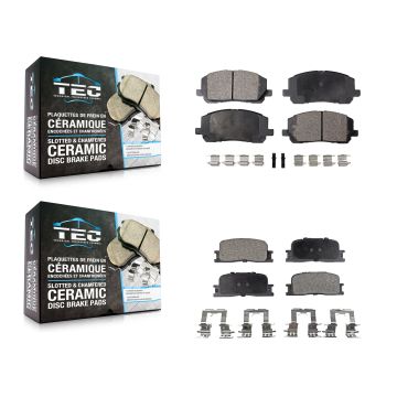Front Rear Ceramic Brake Pads Kit For 2001-2003 Toyota Highlander KTC-100450