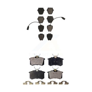 Front Rear Ceramic Brake Pads Kit For Volkswagen Passat Audi Allroad Quattro A6 S4 A8 S6 KTC-100467