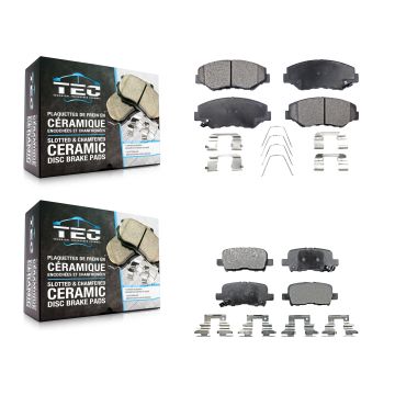 Front Rear Ceramic Brake Pads Kit For 2003-2008 Honda Pilot KTC-100472