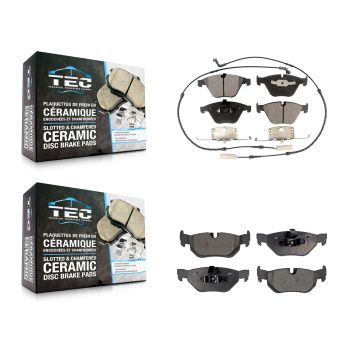 Front Rear Ceramic Brake Pads Kit For BMW 328i xDrive X1 328xi KTC-100476