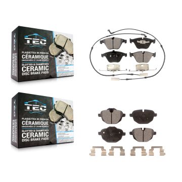 Front Rear Ceramic Brake Pads Kit For BMW Z4 KTC-100477