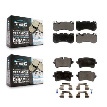 Front Rear Ceramic Brake Pads Kit For Audi RS7 With Cast Iron Disc KTC-100512
