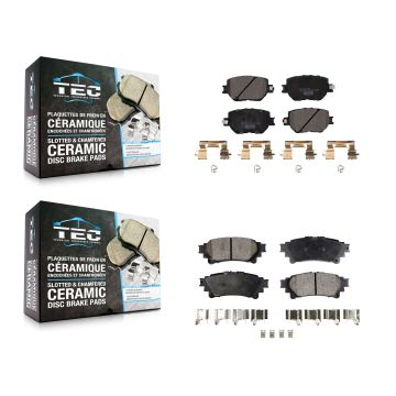 Front Rear Ceramic Brake Pads Kit For Lexus IS250 KTC-100527