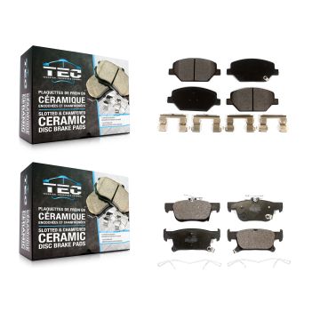 Front Rear Ceramic Brake Pads Kit For Buick Envision KTC-100541