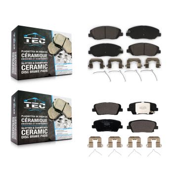 Front Rear Ceramic Brake Pads Kit For Hyundai Santa Fe XL KTC-100544
