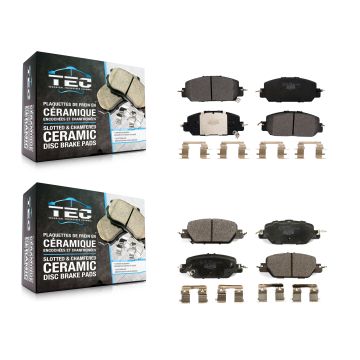 Front Rear Ceramic Brake Pads Kit For Honda CR-V KTC-100545