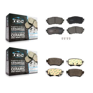 Front Rear Ceramic Brake Pads Kit For Mazda 6 KTC-100549