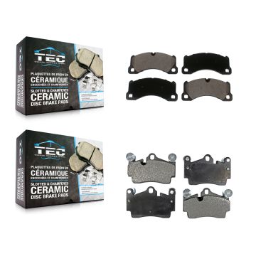 Front Rear Ceramic Brake Pads Kit For Porsche Cayenne KTC-100565