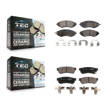 Front Rear Ceramic Brake Pads Kit For Chevrolet Spark EV KTC-100574
