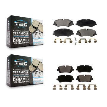 Front Rear Ceramic Brake Pads Kit For Land Rover Range Sport Discovery KTC-100577