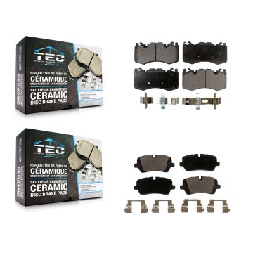 Front Rear Ceramic Brake Pads Kit For Land Rover Range Sport KTC-100579