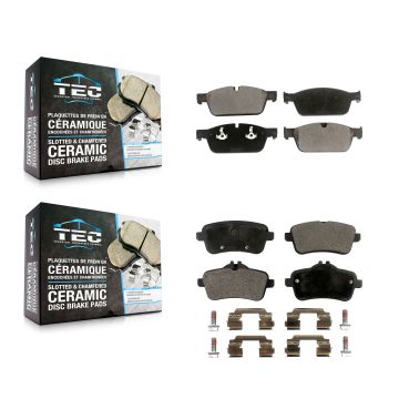 Front Rear Ceramic Brake Pads Kit For Mercedes-Benz ML550 GLE550e GLS350d KTC-100581