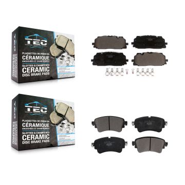 Front Rear Ceramic Brake Pads Kit For Audi S5 Sportback S4 A6 Quattro A7 allroad KTC-100595