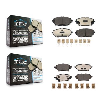 Front Rear Ceramic Brake Pads Kit For Toyota C-HR KTC-100657