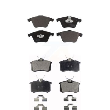 Front Rear Ceramic Brake Pads Kit For Audi A6 Quattro KTC-100691