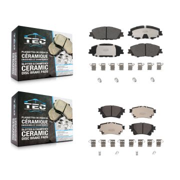 Front Rear Ceramic Brake Pads Kit For Toyota Corolla KTC-100707