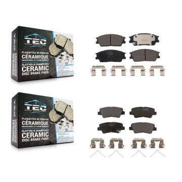 Front Rear Ceramic Brake Pads Kit For Hyundai Venue Kia Soul KTC-100727