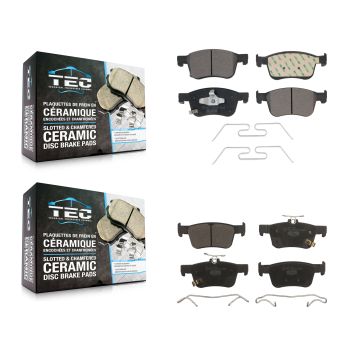 Front Rear Ceramic Brake Pads Kit For 2023-2024 Honda Accord Acura Integra KTC-100731