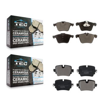 Front Rear Ceramic Brake Pads Kit For Jaguar XJ KTC-100751