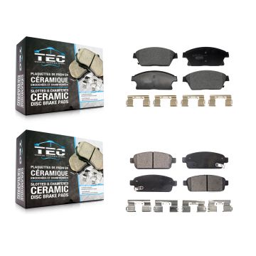 Front Rear Ceramic Brake Pads Kit For Chevrolet Cruze Buick Trax Encore Verano Orlando KTC-100788