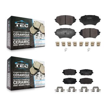 Front Rear Ceramic Brake Pads Kit For 2006-2015 Mazda MX-5 Miata KTC-100805