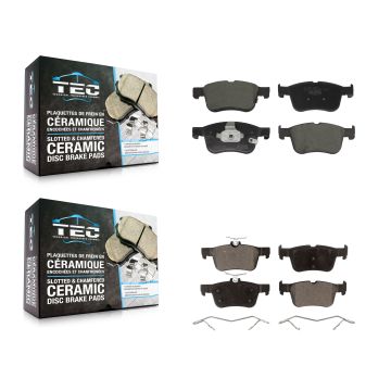 Front Rear Ceramic Brake Pads Kit For Ford Escape Bronco Sport Maverick Lincoln Corsair KTC-100868