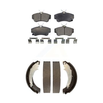 Front Rear Ceramic Brake Pads And Drum Shoes Kit For Chrysler PT Cruiser KTN-100166