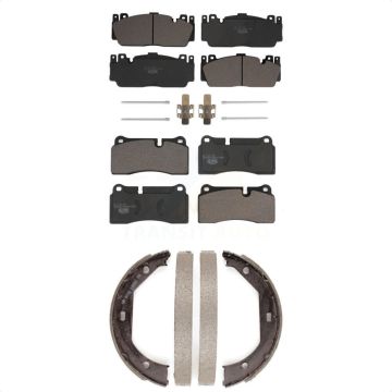 Front Rear Ceramic Brake Pads And Parking Shoes Kit For BMW M4 M2 M3 KTN-100888
