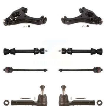 Front Control Arm Ball Joint Tie Rod End Link Kit (8Pc) For Chevrolet GMC Silverado 1500 KTR-100364