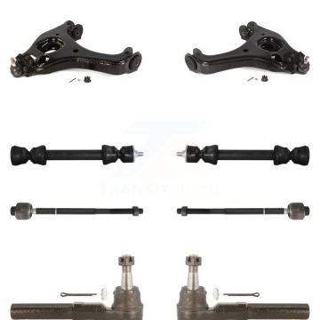 Front Control Arm Ball Joint Tie Rod End Link Kit (8Pc) For Chevrolet Silverado 1500 GMC KTR-100365