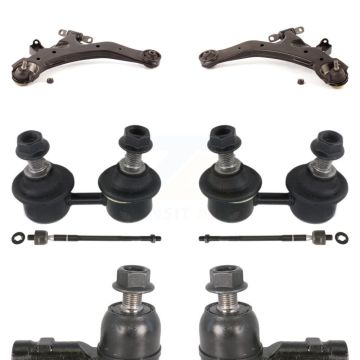 Front Control Arm And Ball Joint Tie Rod End Link Kit (8Pc) For 2001-2006 Hyundai Elantra KTR-100382