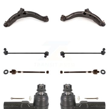 Front Control Arm Ball Joint Assembly Tie Rod End Link Kit (8Pc) For 2002-2006 Mazda MPV KTR-100385