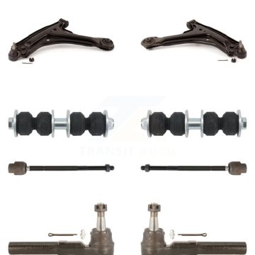 Front Control Arm & Ball Joint Tie Rod End Link Kit (8Pc) For Pontiac Grand Am Chevrolet KTR-100443
