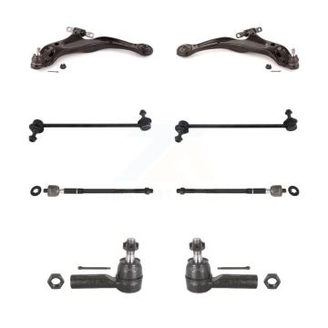 Front Control Arm And Ball Joint Tie Rod End Link Kit (8Pc) For 1998-2002 Toyota Sienna KTR-100466