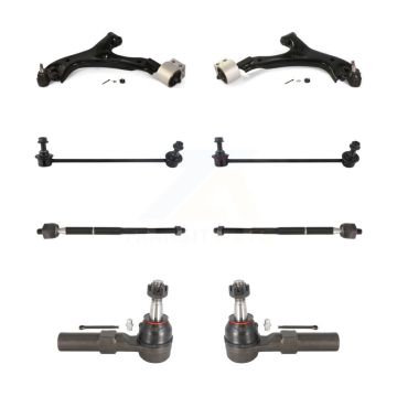 Front Control Arm And Ball Joint Tie Rod End Link Kit (8Pc) For Chevrolet Equinox Pontiac KTR-100470