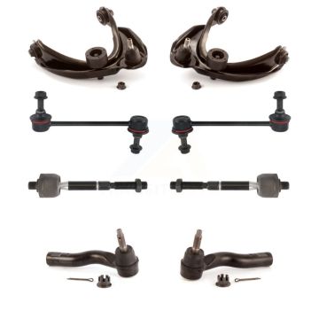 Front Control Arm Ball Joint Tie Rod End Link Kit (8Pc) For Ford Fusion Lincoln MKZ Milan KTR-100518