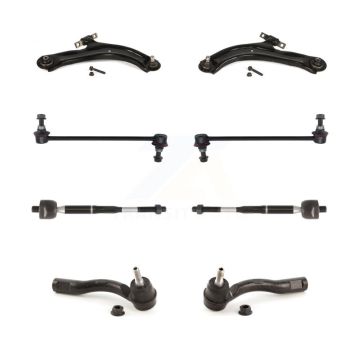 Front Control Arm And Ball Joint Tie Rod End Link Kit (8Pc) For 2007-2012 Nissan Sentra KTR-100546