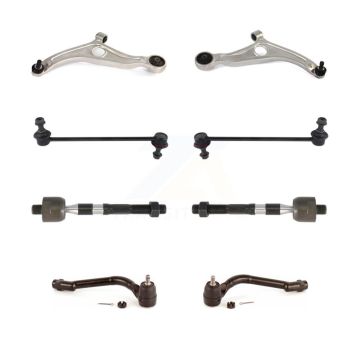 Front Control Arm And Ball Joint Tie Rod End Link Kit (8Pc) For Kia Optima Hyundai Sonata KTR-100576