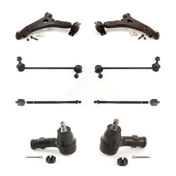 Front Suspension Control Arm And Ball Joint Tie Rod End Bar Link Kit (8Pc) For Ford Focus KTR-100585