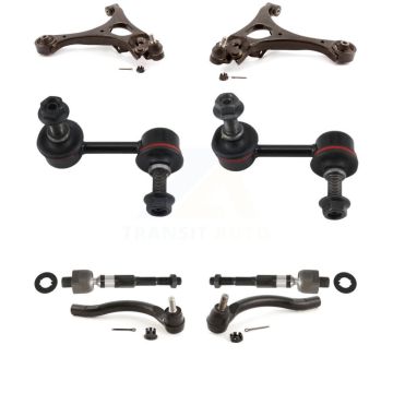 Front Control Arm & Ball Joint Tie Rod End Link Kit (8Pc) For 2006-2011 Honda Civic 1.8L KTR-100596