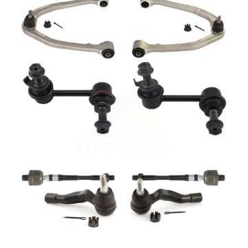 Front Control Arm And Ball Joint Tie Rod End Link Kit (8Pc) For INFINITI G35 Nissan 350Z KTR-100648