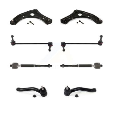 Front Control Arm And Ball Joint Tie Rod End Link Kit (8Pc) For Nissan Micra Versa Note KTR-101685