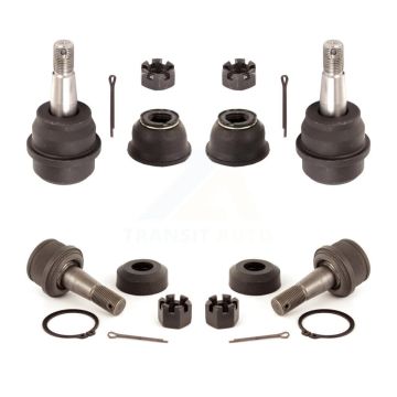 Front Lower & Upper Suspension Ball Joints Kit For 2000-2001 Dodge Ram 1500 4WD KTR-101765