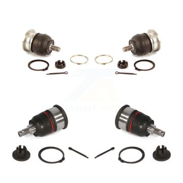 Front Lower & Upper Suspension Ball Joints Kit For 2004-2008 Acura TL KTR-101776