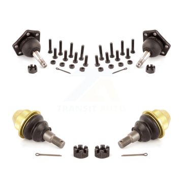 Front Lower & Upper Ball Joints Kit For K1500 Chevrolet GMC Tahoe Yukon Suburban Cadillac KTR-101787