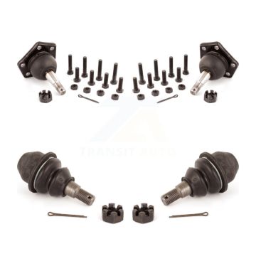 Front Lower & Upper Ball Joints Kit For K1500 Chevrolet GMC Tahoe Suburban Yukon Cadillac KTR-101788