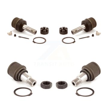 Front Lower & Upper Ball Joints Kit For Ford F-350 Super Duty F-250 Dodge Ram 2500 3500 KTR-101817