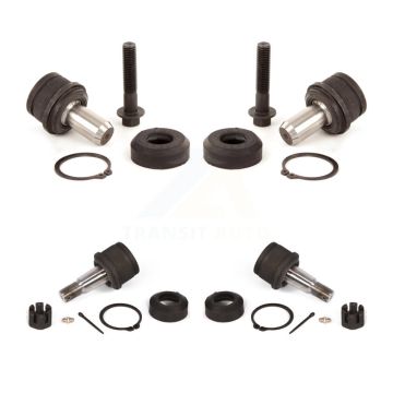 Front Lower & Upper Suspension Ball Joints Kit For Ford F-250 F-350 HD RWD KTR-101821