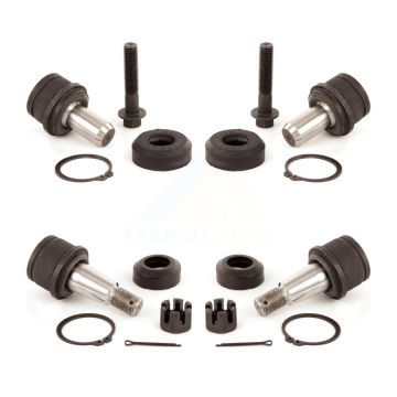 Front Lower & Upper Ball Joints Kit For Ford E-350 Super Duty E-250 E-450 E-150 Econoline KTR-101822